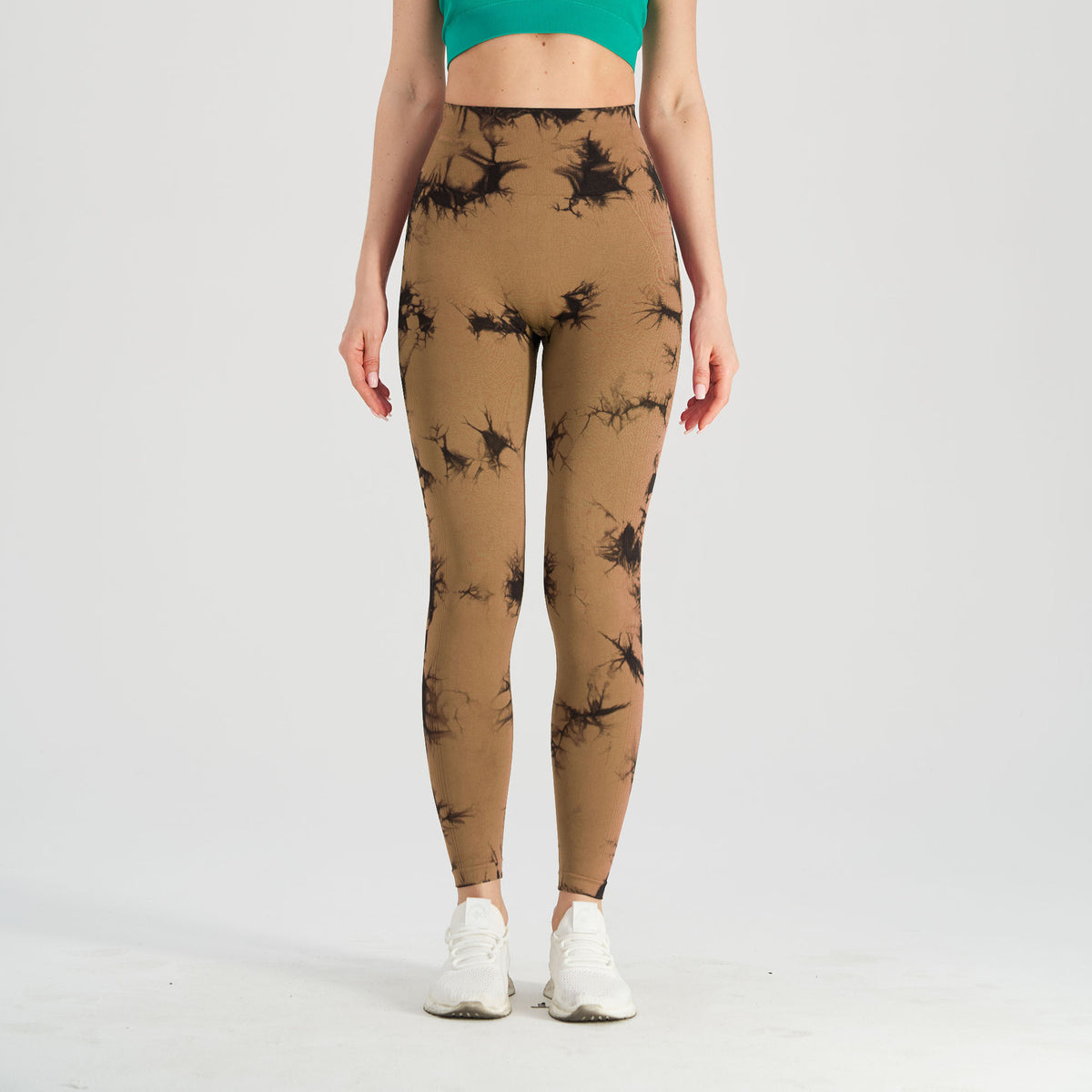 Womens Seamless Knitted Tie-Dye Yoga Pants by Ricaloux