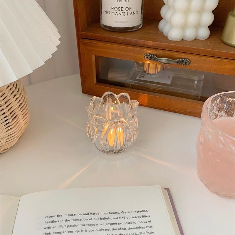 Tulip Candle Holder Home Decor Ornament - RICALOUX