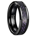 Tungsten Gold Men's 8mm Wide Jewelry Step Inlay – Premium 0 | RICALOUX