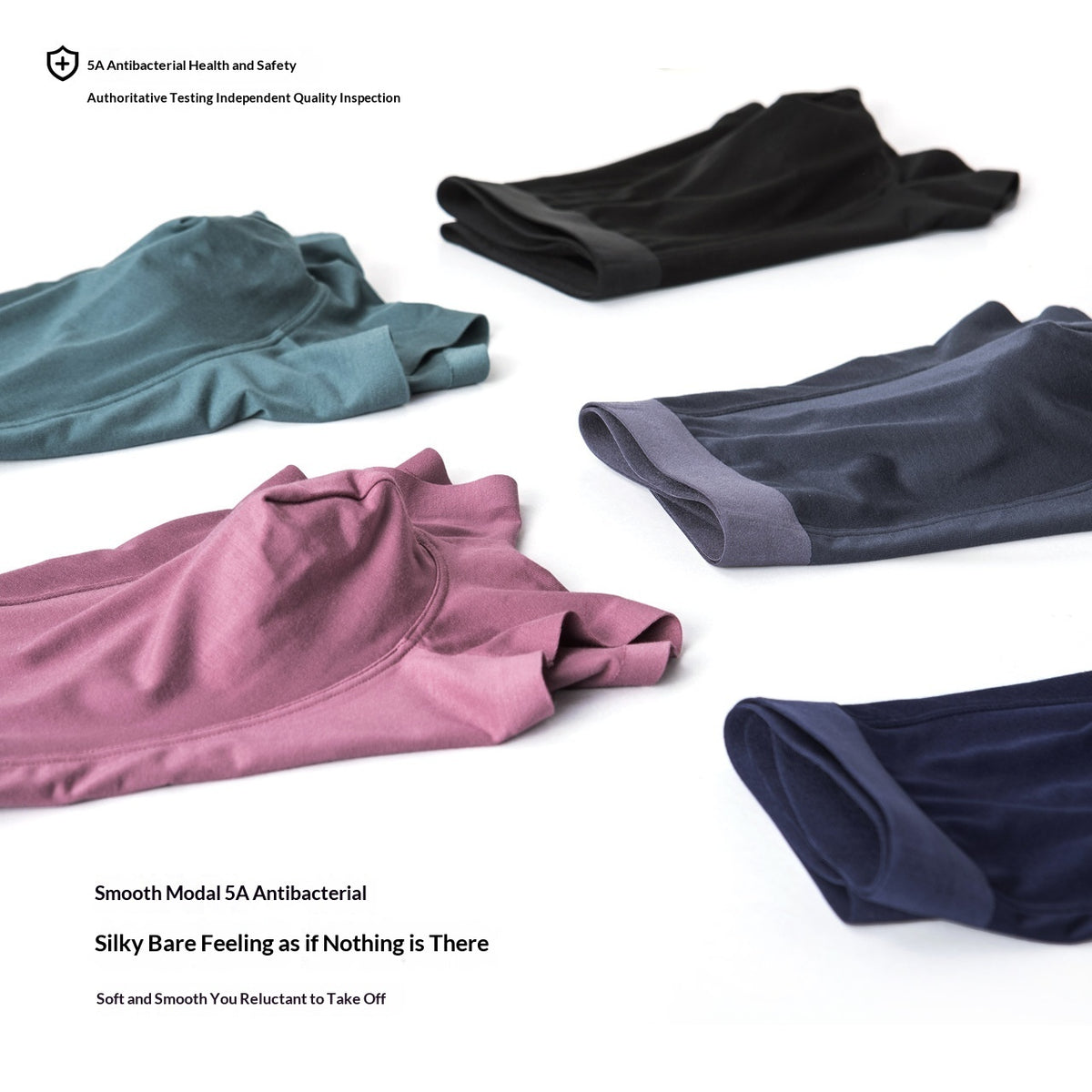 High-elasticity Antibacterial Seamless Mens Boxer Briefs – Premium 0 | RICALOUX
