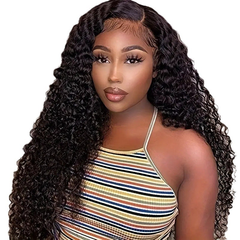 Former Lace Wig Lady Middle Part Long Wavy Hairstyle Fluffy Natural Full Head – Premium 0 | RICALOUX