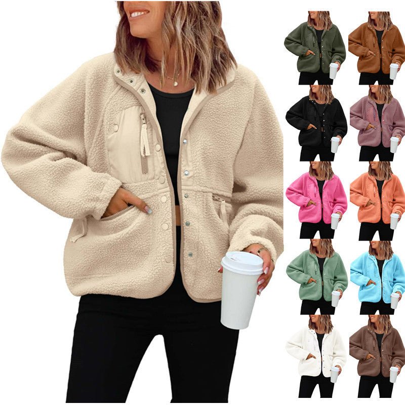 Polar Fleece Sports And Leisure Sweater Jacket Top - RICALOUX