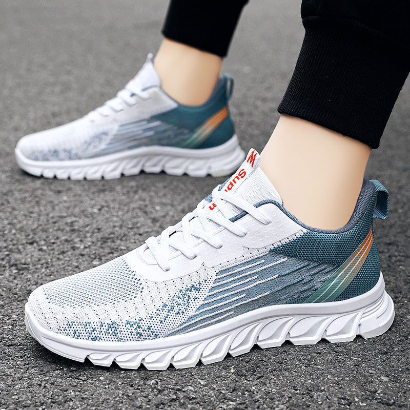 Men Sneakers Fashion Wavy Bottom Shoes Sport Running Walking Shoes – Premium 4 | RICALOUX