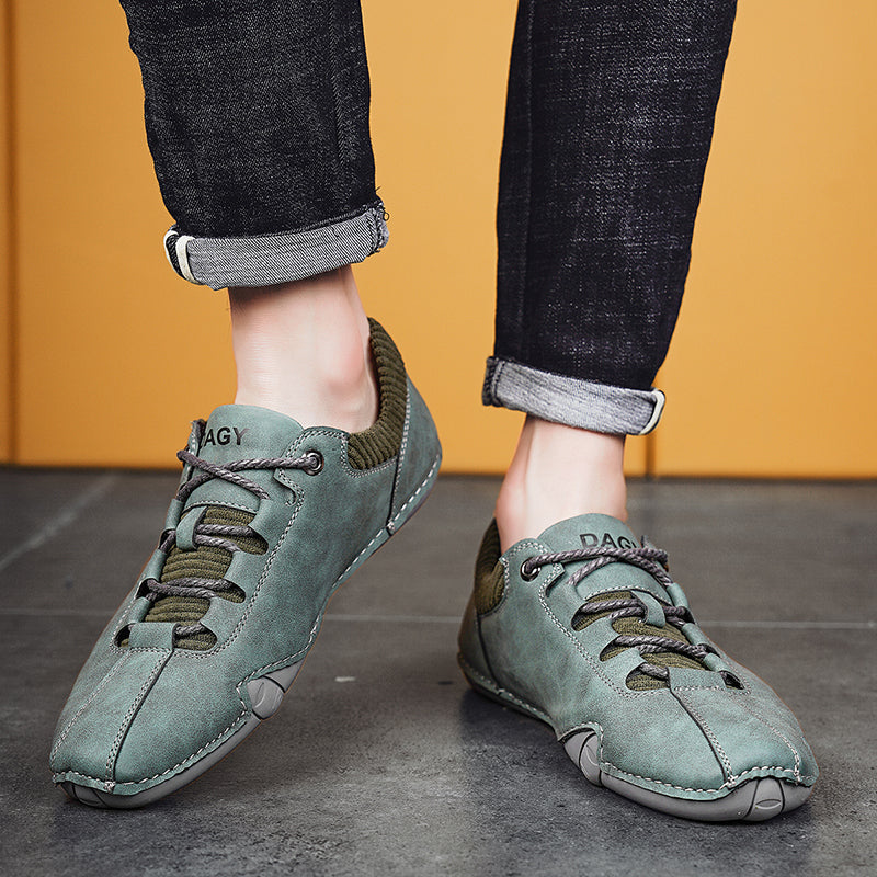 High Quality Men Sneakers Fashion Lace-up Flats Shoes by Ricaloux