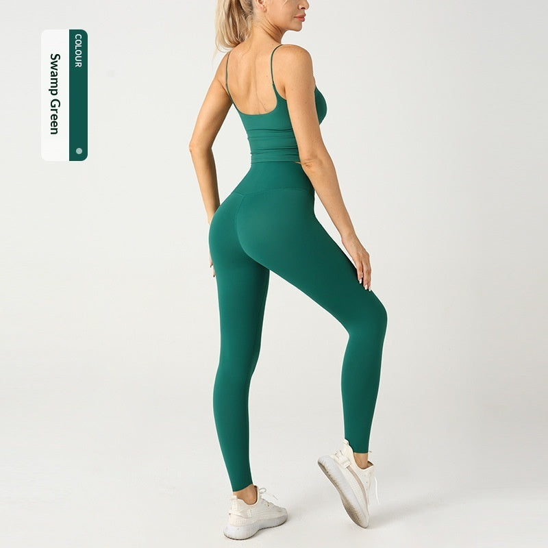 Strap High-waist Yoga Two-piece Set – Premium 0 | RICALOUX