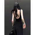 Womens Americanstyle Designer Halterneck Camisole With A Backless Design by Ricaloux