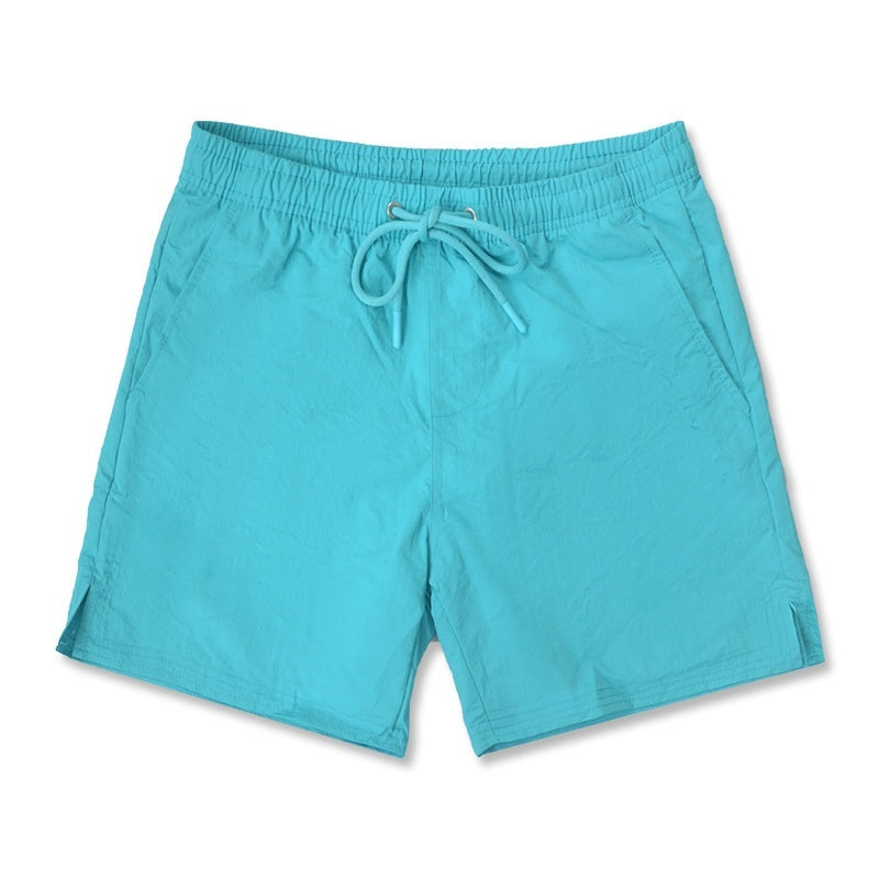 Solid-color Casual Breathable Quick-drying Straight-leg Mens Beach Shorts – Premium 0 | RICALOUX