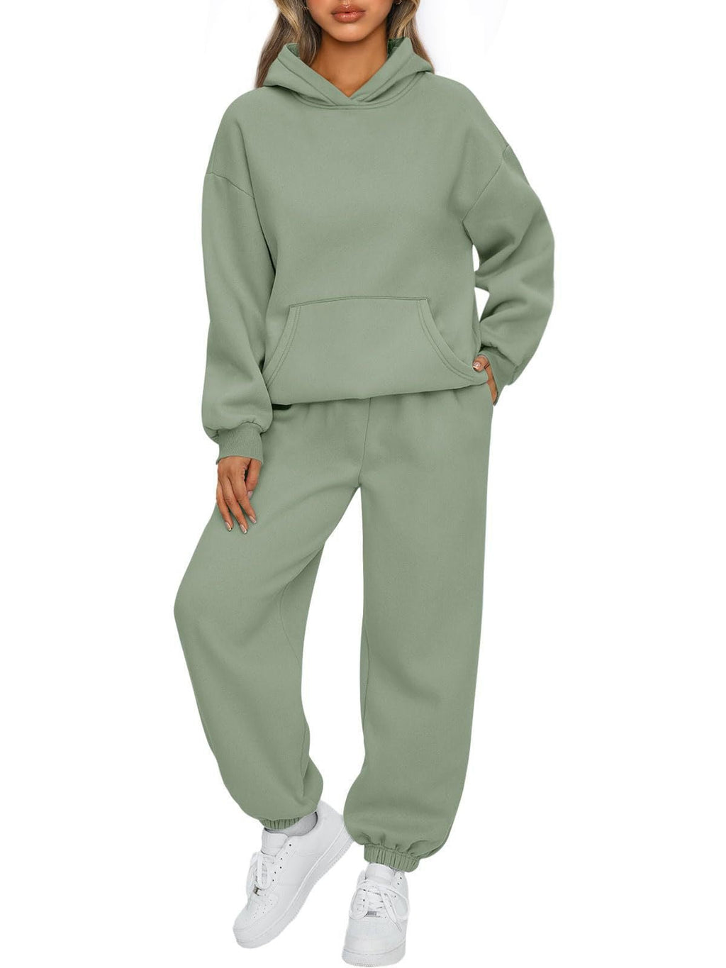 Women's Two-piece Casual Hoodie Sportswear Trousers Suit - RICALOUX