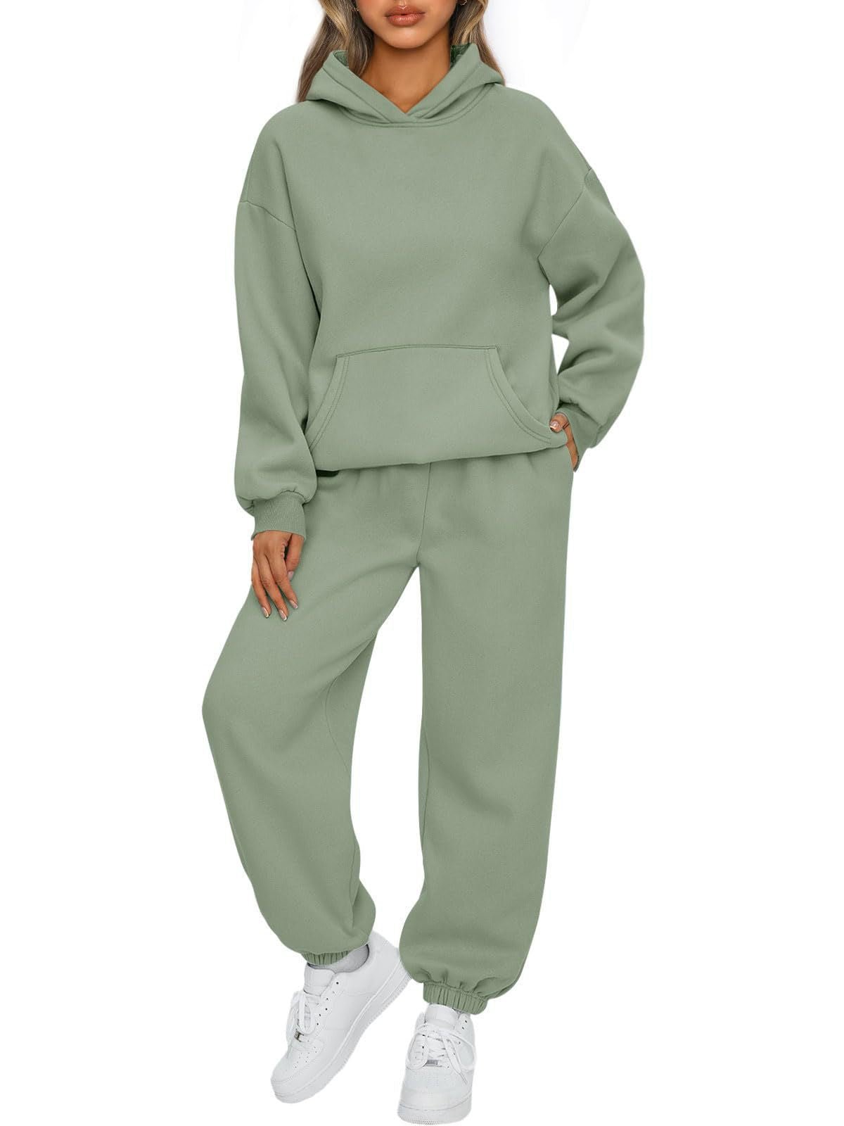 Women's Two-piece Casual Hoodie Sportswear Trousers Suit - RICALOUX