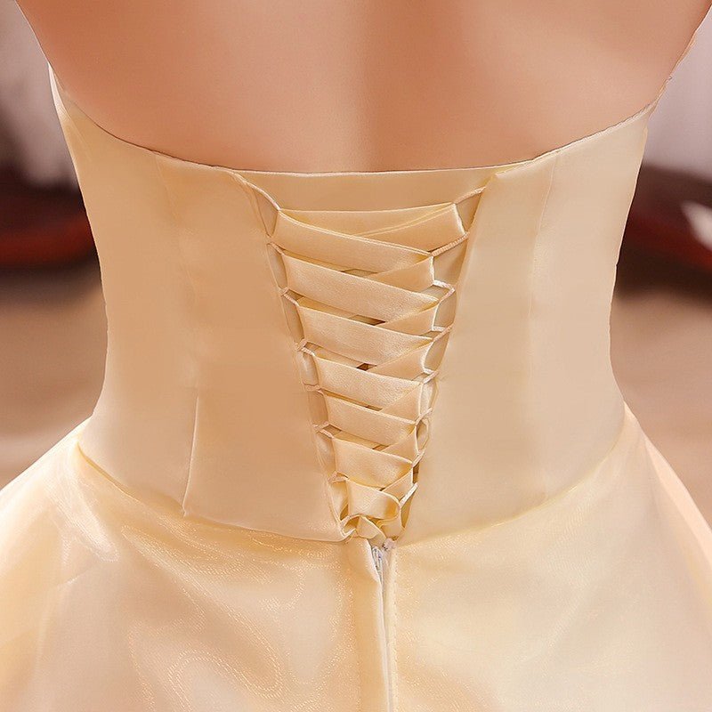 New Bustier Korean Princess Thin Wedding Dress - RICALOUX