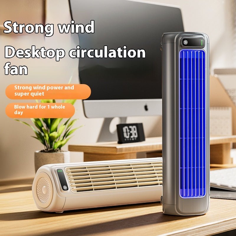 Mini Portable Mobile Air Conditioning, Air Cooler, Air Cooler Silent Fan With USB Charging For Bedroom Kitchen Bathroom - RICALOUX