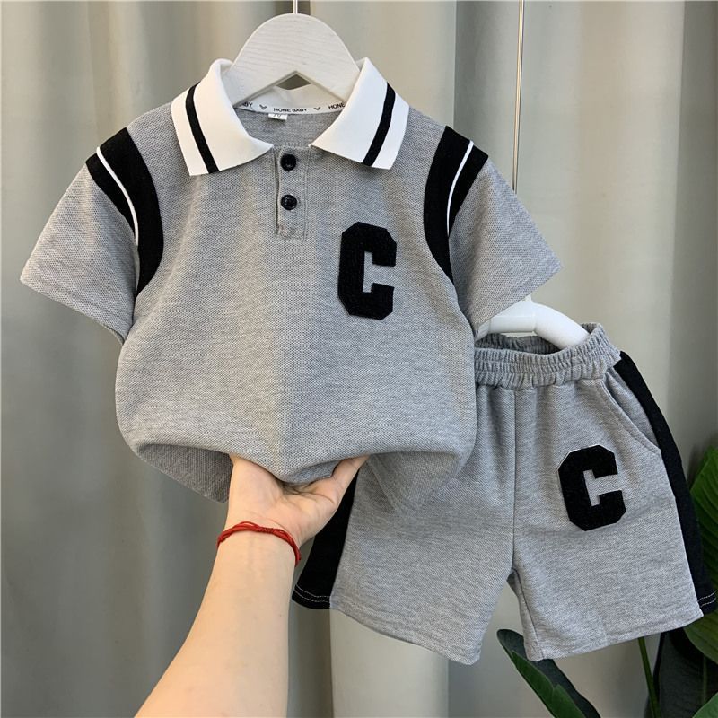 Boys Summer Clothing Set Lightweight Kids Polo Shirts For Summer - RICALOUX