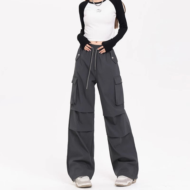 Korean Style Niche Drapey Cargo Pants For Women – Premium 0 | RICALOUX