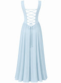 Sleeveless Solid-color Collar Dress by Ricaloux
