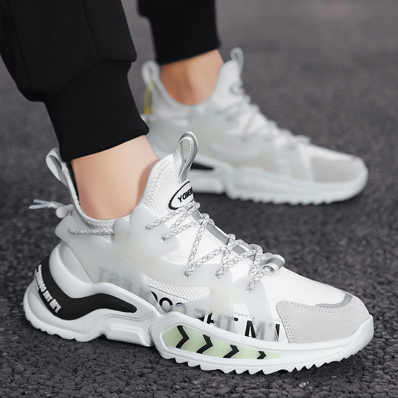 Fashion Sneakers High Top Sport Running Athletic Tennis Walking Shoes Men by Ricaloux