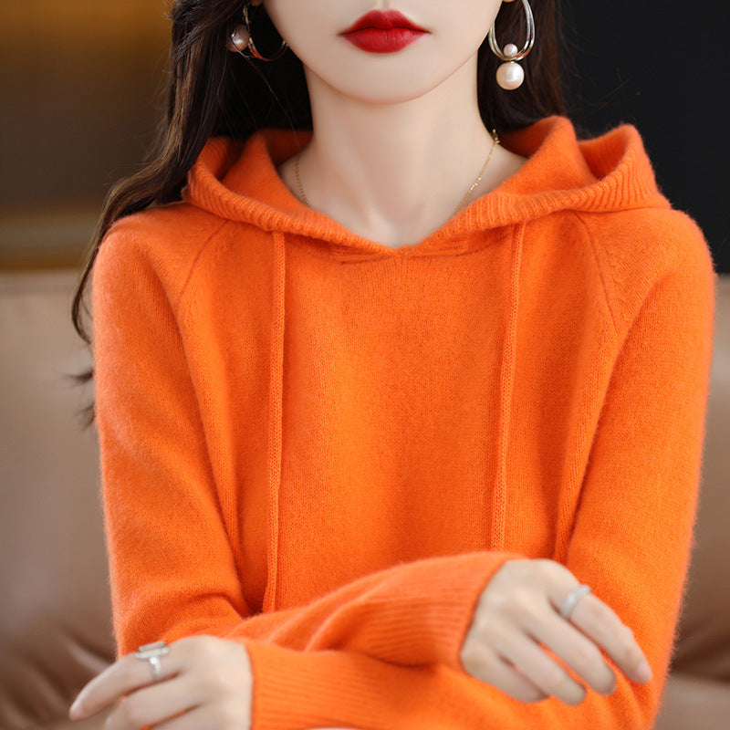 Winter Hooded Sweatshirt For Women by Ricaloux