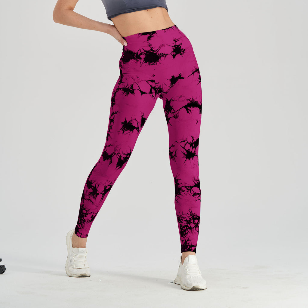 Womens Seamless Knitted Tie-Dye Yoga Pants – Premium 0 | RICALOUX