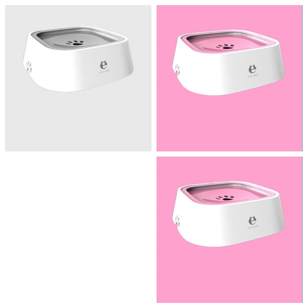1.5L Cat Dog Water Bowl Carried Floating Bowl Anti-Overflow Slow Water Feeder Dispenser Pet Fountain ABS&PP Dog Supplies by Ricaloux