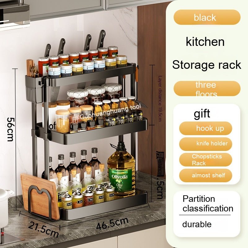 Kitchen Rack For Seasoning Multi-layer Storage Kitchen Supplies - RICALOUX