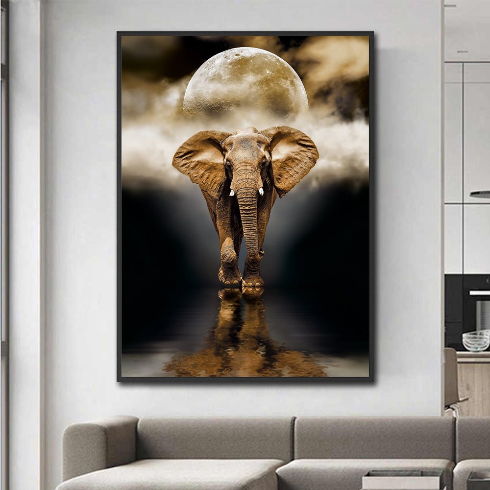 Creative Home Decor Elephant Canvas Painting - RICALOUX