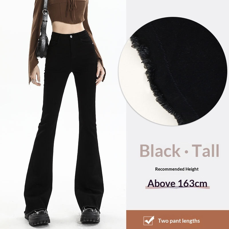 New Springautumn High-waisted, Figure-flattering, American-style Vintage Bootcut Jeans For Women – Premium 0 | RICALOUX