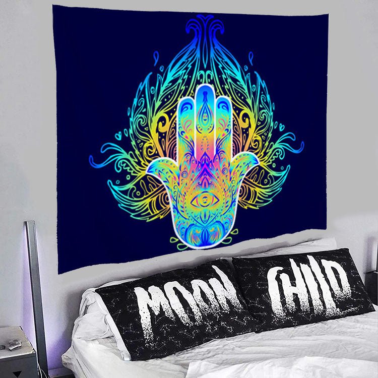 Trendy Home Decor Psychedelic Print Tapestry - RICALOUX