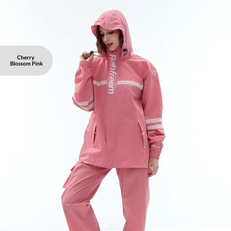 Electric Vehicle Raincoat Set Full-body by Ricaloux