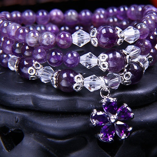 Ethnic Style Jewelry Natural Amethyst Bracelet For Women – Premium 0 | RICALOUX