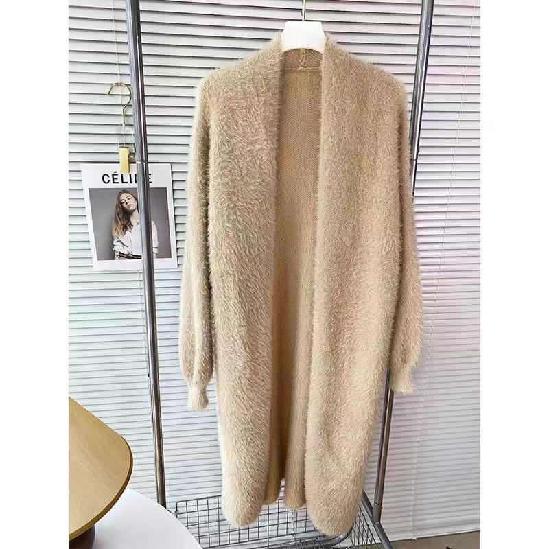 Mid-length Casual Loose Sweater Coat Women by Ricaloux