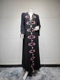 Embroidered Lace-Patchwork Cardigan Fashion Womens Wear by Ricaloux