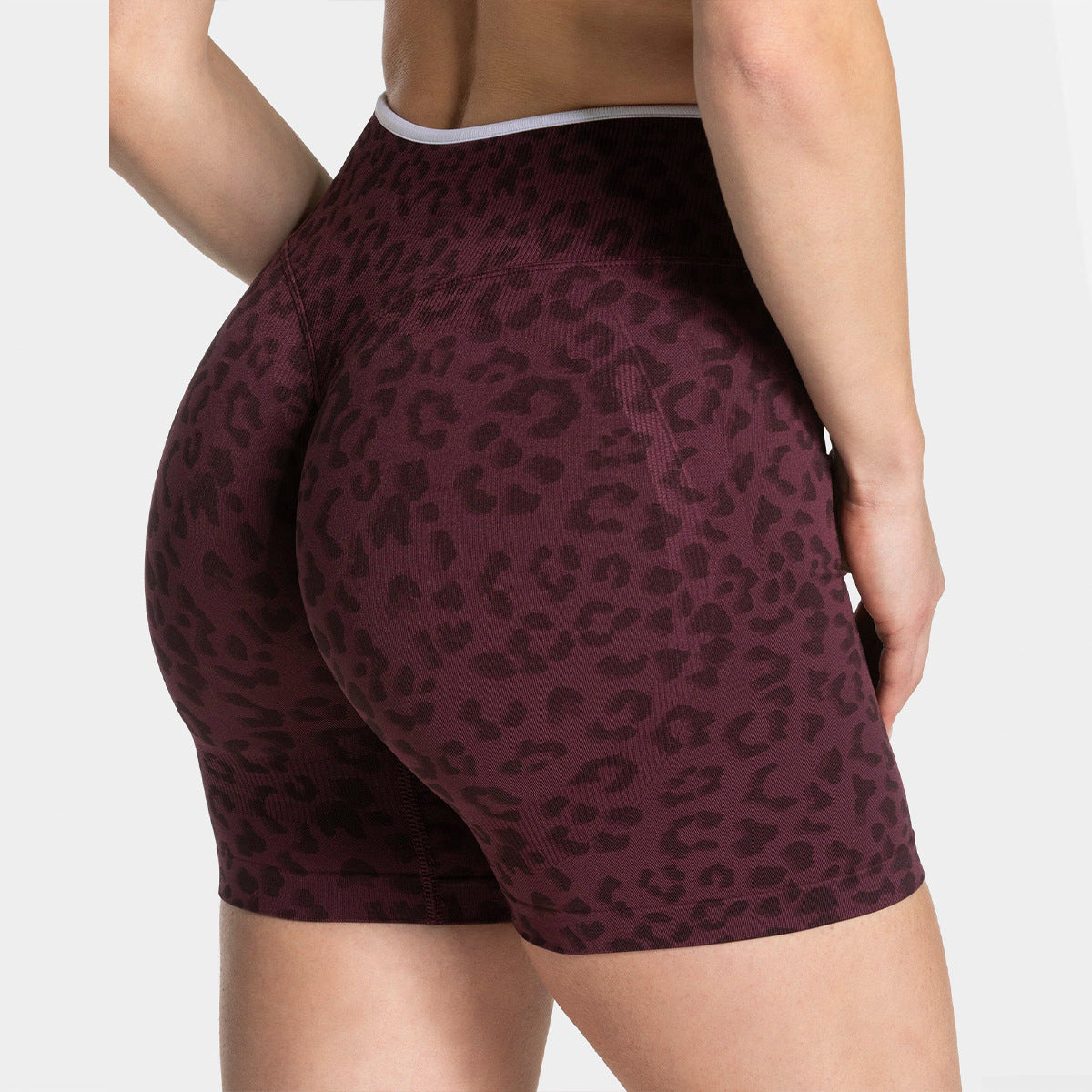 Quick-dry Seamless Yoga Shorts With High Elasticity, Tummy Control, Color-blocked High Waist, Butt-lifting Design, Tight Fit, Suitable For Outdoor Wear, Running And Peach-shaped Hip Fitness Shorts – Premium 4 | RICALOUX