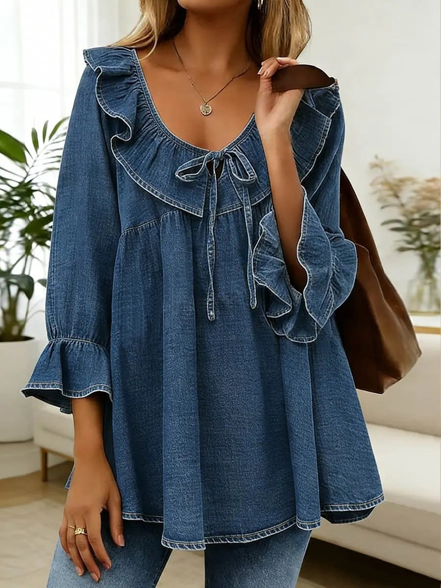 Womens Casual Loose-Fit T-Shirt by Ricaloux