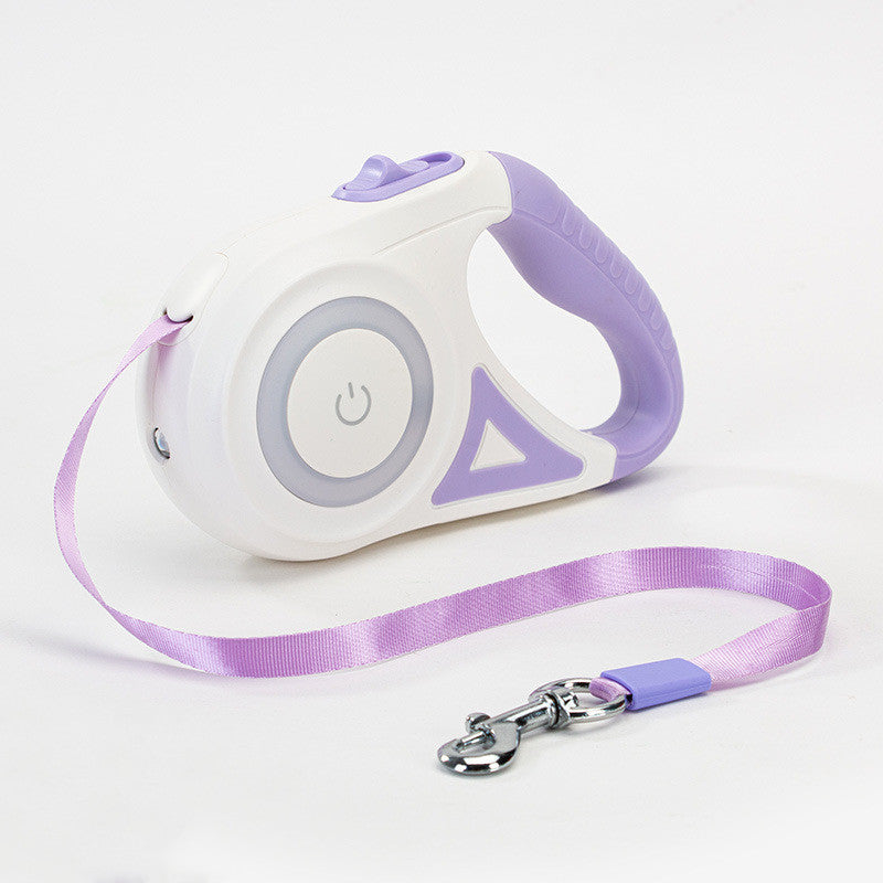Dog Leash Retractable Leash And Dog Collar Spotlight Automatic Pet Dog Cat Traction Rope For Small Medium Dogs Pet Product by Ricaloux