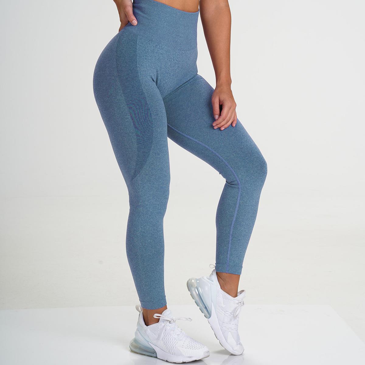 Women's High-Waisted Cargo Pocket Peach Butt Yoga Pants For Autumn And Winter, European & American Style, Stretchy Lifting Butt Quick-Dry Athletic Leggings For Running And Fitness – Premium 4 | RICALOUX