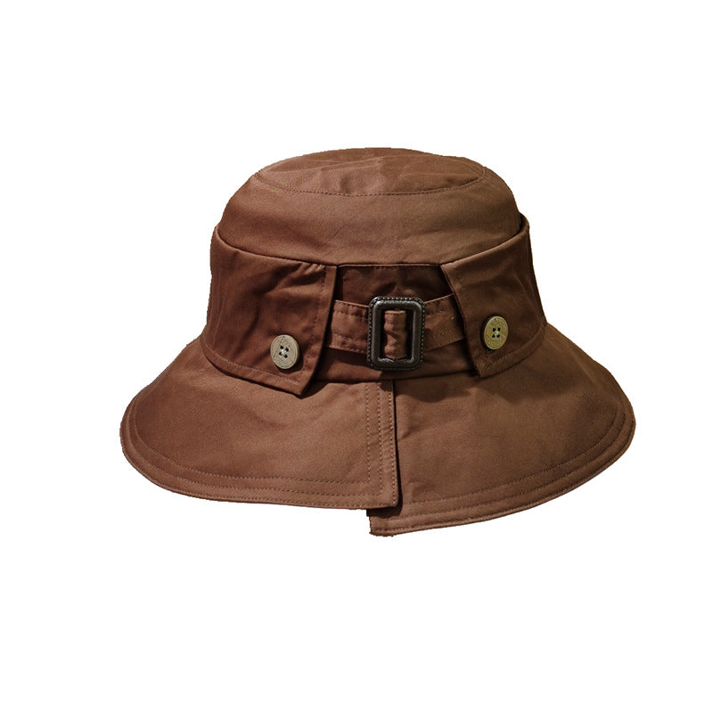 All Matching Japanese Style Streetwear Retro Sun Hat That Flatters The Face For Fall And Winter by Ricaloux