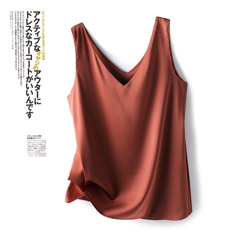 Womens Summer New Arrival Silky Satin Camisole by Ricaloux