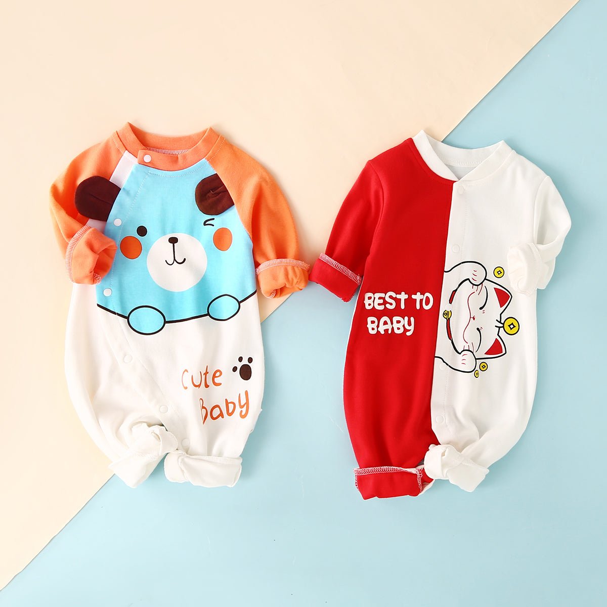 Long-sleeved Romper Girl Baby Clothes Autumn Suit - RICALOUX