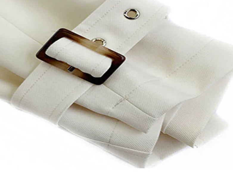 Relaxed-fit Designer-style Mid-length Coat For Petite Figures In A British-Korean Aesthetic – Premium 0 | RICALOUX