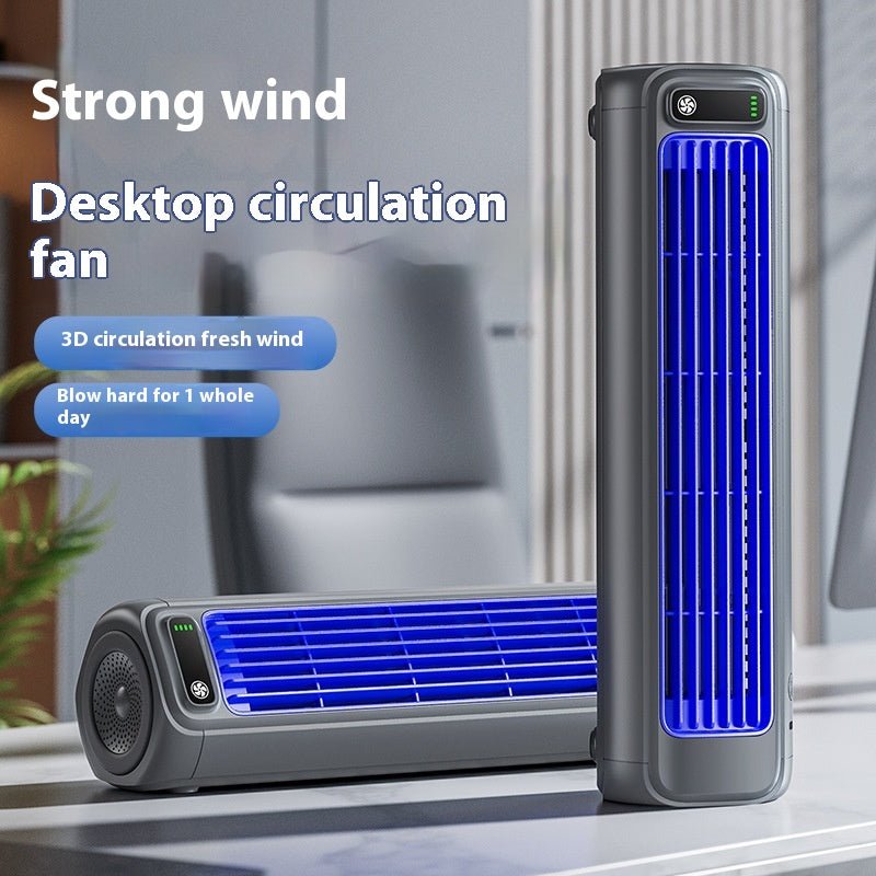 Mini Portable Mobile Air Conditioning, Air Cooler, Air Cooler Silent Fan With USB Charging For Bedroom Kitchen Bathroom - RICALOUX