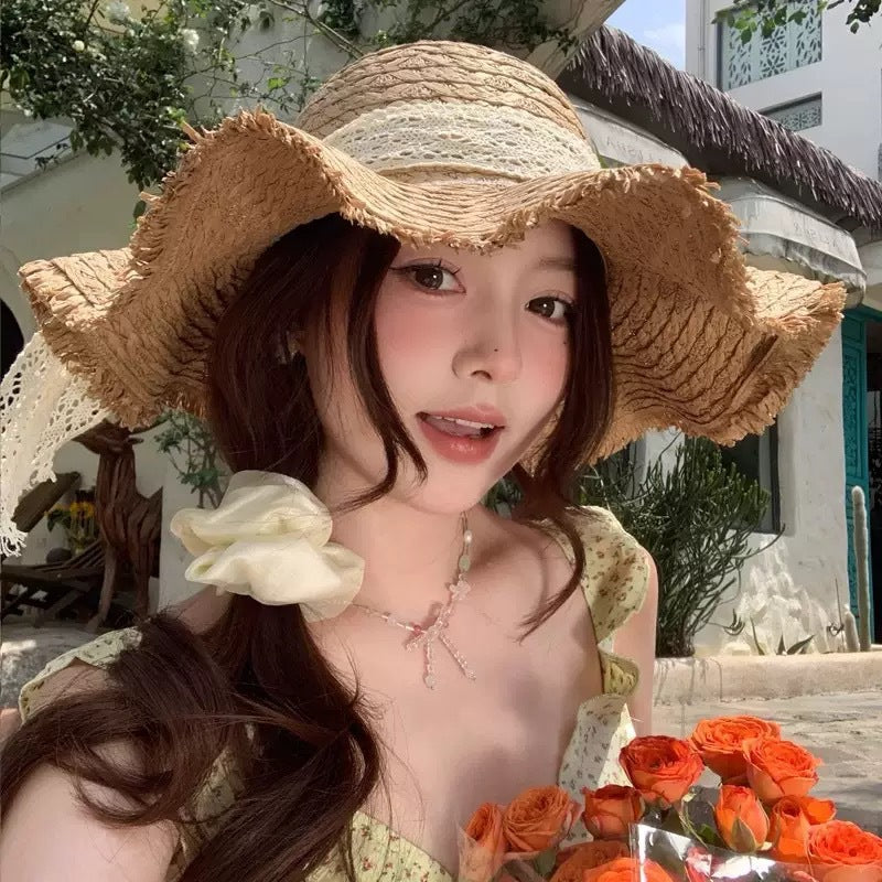Beach Vacation Sun-protective Hat by Ricaloux