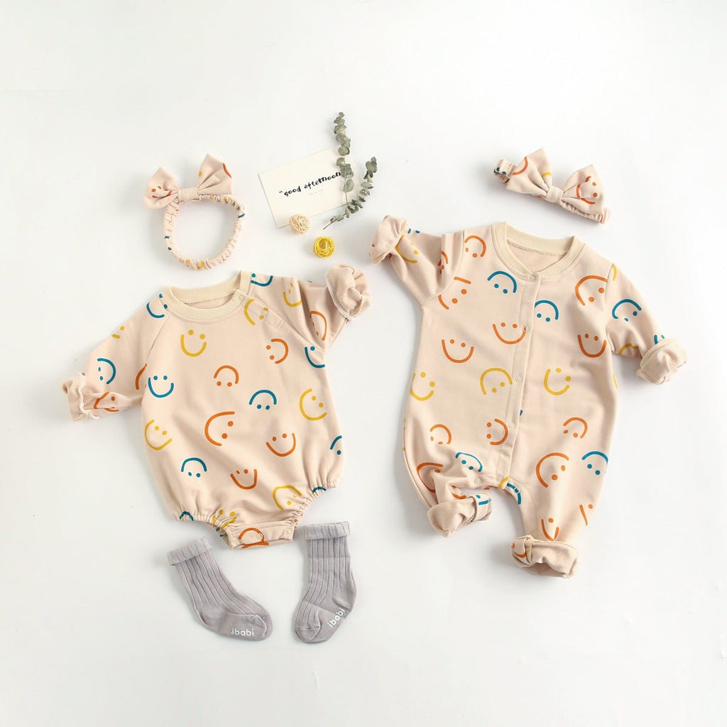 Newborn Baby Girl Romper Cartoon Spring Toddler Bag Fart Clothes - RICALOUX