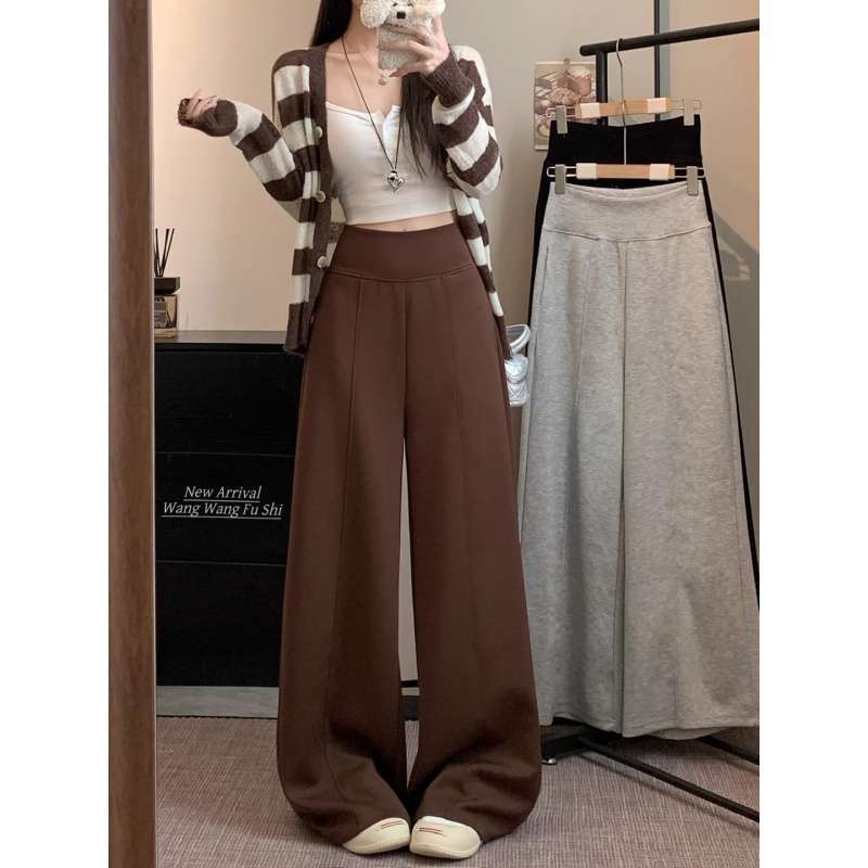 High-waisted Drapey Casual Pants For Women by Ricaloux