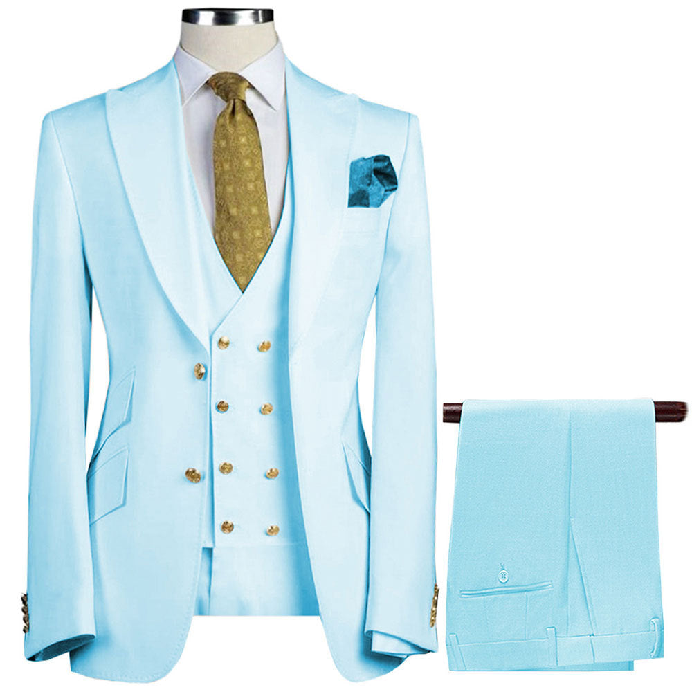 Casual And Versatile Mens Suit Vest Three-Piece Set – Premium 0 | RICALOUX