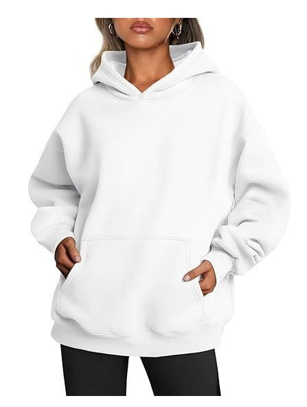 2026 New Arrival Womens Solid Color HoodieFashion Loose Casual Athletic Sweatshirt For Ladies – Premium 4 | RICALOUX