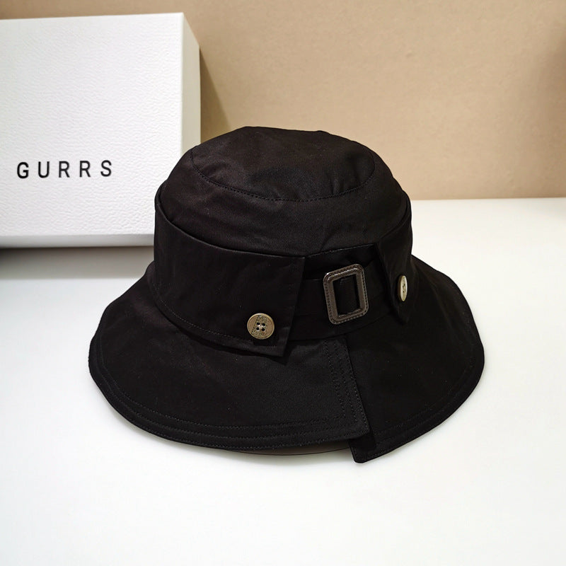 All Matching Japanese Style Streetwear Retro Sun Hat That Flatters The Face For Fall And Winter by Ricaloux