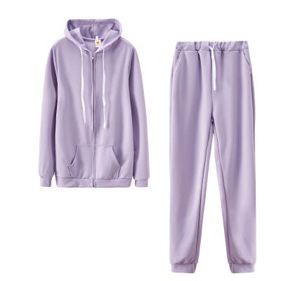 Women's Clothing Solid Color Hoodie Suit Sports - RICALOUX