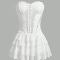 Sexy Lace Pure Yet Alluring Figure-hugging Strapless Slip Dress – Premium 0 | RICALOUX