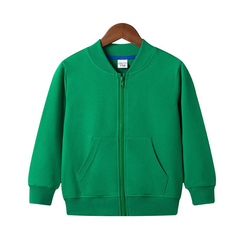 Children's Autumn Clothing Boys And Girls Zipper Sweater Coat Casual Sports Top - RICALOUX