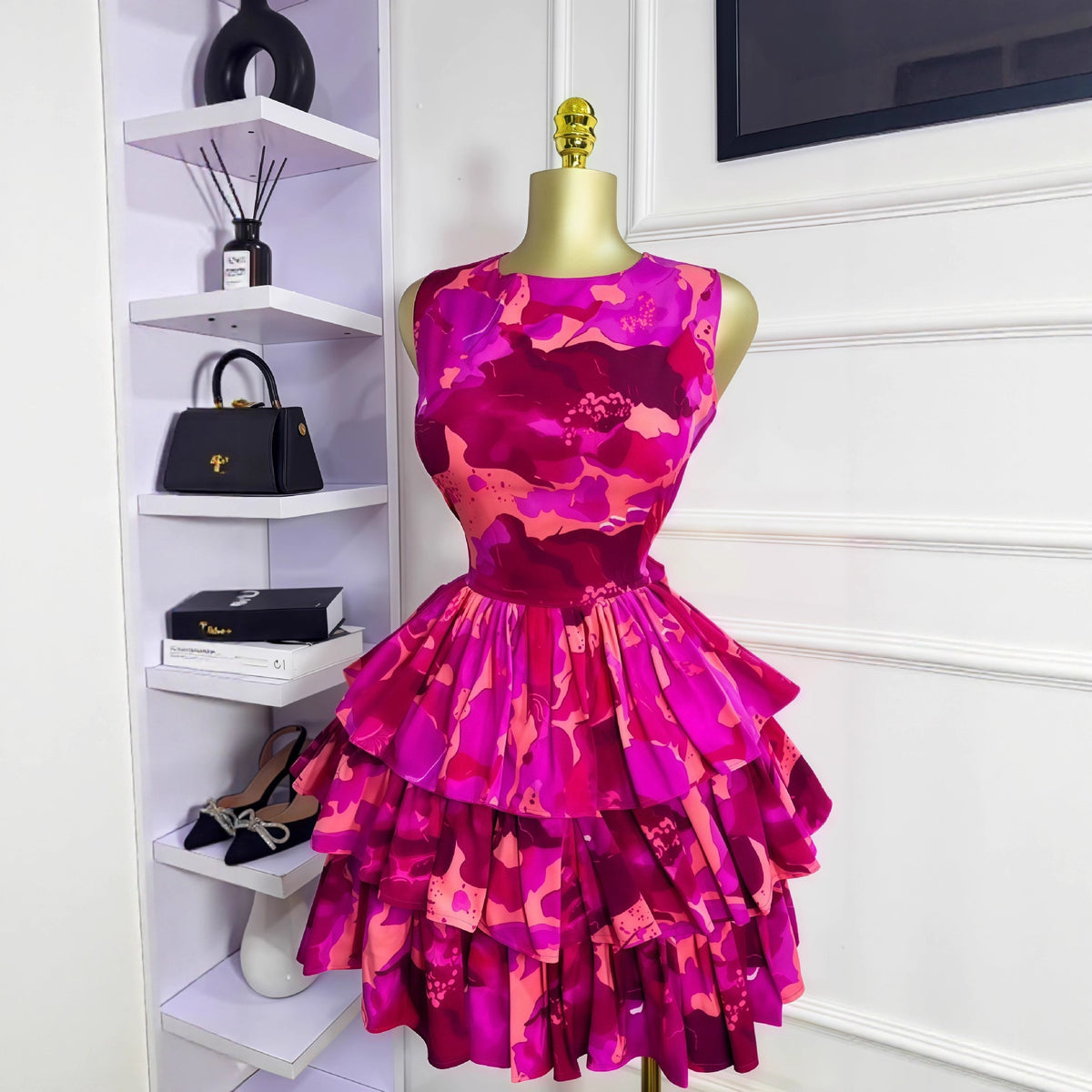 Ruffled Short Three-tiered Cake Skirt – Premium 0 | RICALOUX
