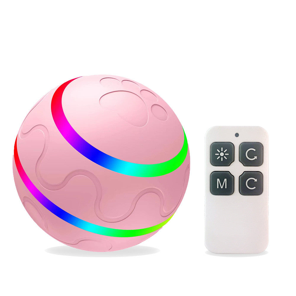 Pet New Cat Wicked Ball Toy Intelligent Ball USB Cat Toys Self Rotating Ball Automatic Rotation Ball by Ricaloux